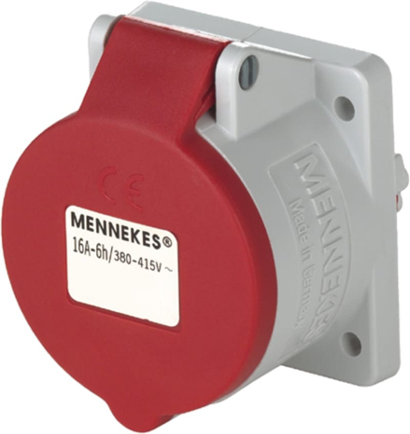 Panel-Mounted 16A 5P 6H 400V, IP44 (3385)