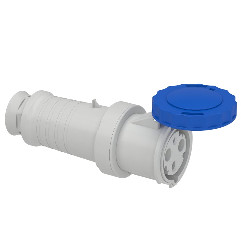 Coupler connector 63A 2P+E 230V IP67 (81478)