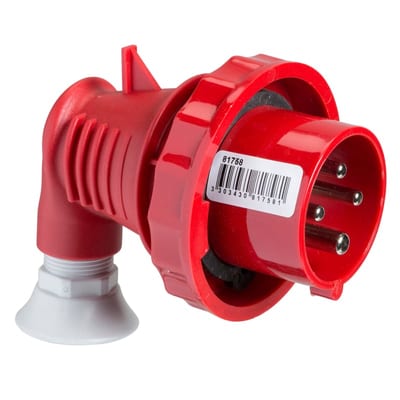 Plug, 90O 16A 3P+J 400VIP67