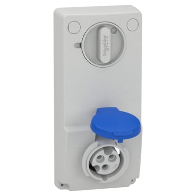 Inf.socket 16A 2P+J m/br 230V (82031)