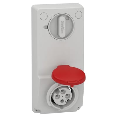 Inf.socket 16A 3P+J m/br 400V (82035)