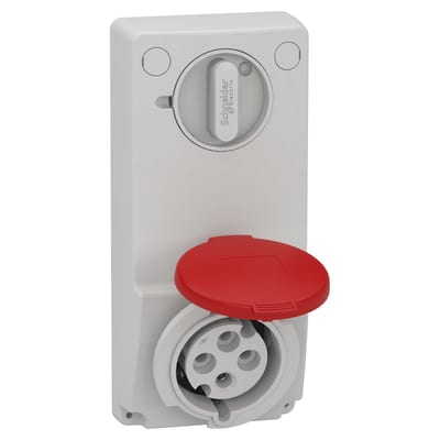 Inf.socket 32A 3P+J m/br 400V (82046)