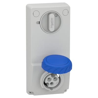 Inf.socket 16A 2P+J m/br 230V (82081)