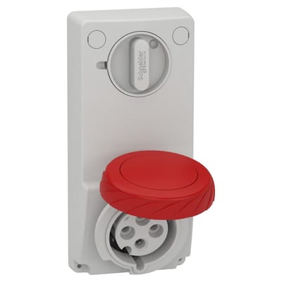 Inf.socket 32A 3P+J m/br 400V (82096)