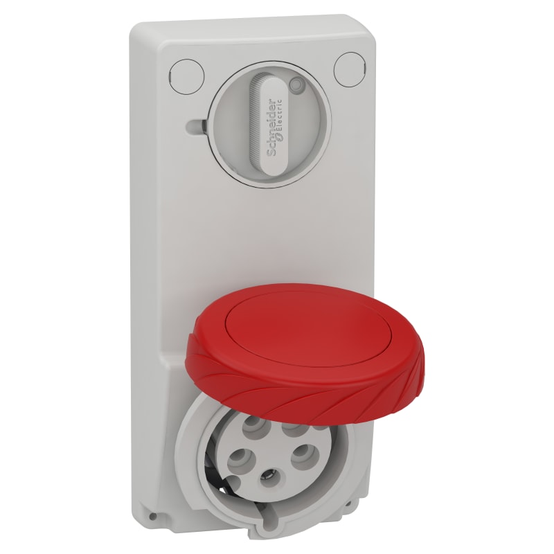Inf.socket 32A 4P+J m/br 400V (82097)