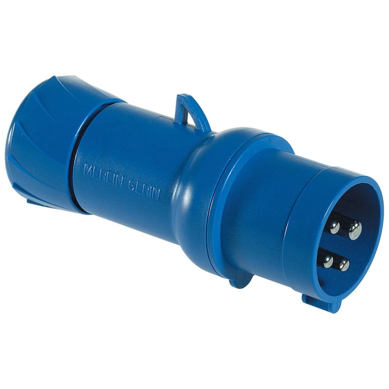 Schneider Electric PratiKa wander plug - straight - 32 A - 3P + E - 200...250 V AC - IP44 PKX32M424