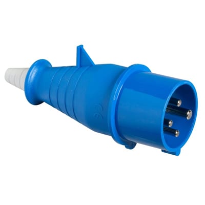 Plug with phase changer. 16A 3P+J 230