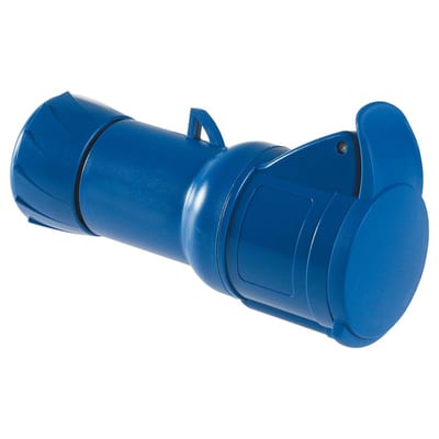 Schneider Electric PratiKa wander socket - straight - 32 A - 3P + E - 200...250 V AC - IP44 PKY32M424