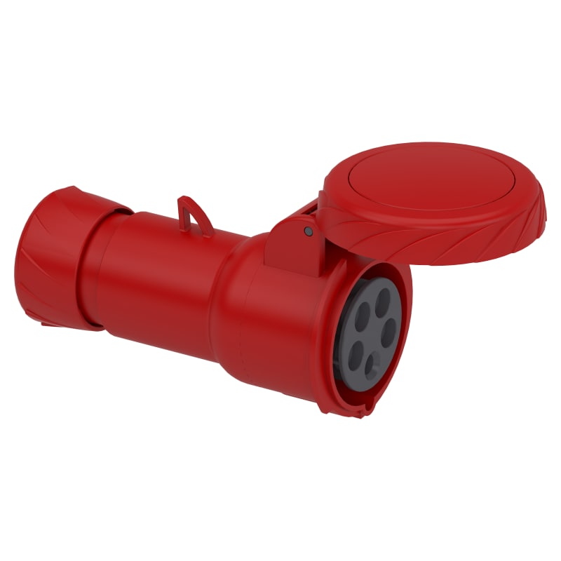 Schneider Electric PratiKa wander socket - straight - 16 A - 3P + N + E - 380...415 V AC - IP67 PKY16M735