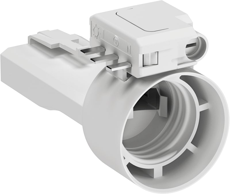 Schneider Electric Multifix Plus - DCL lighting plug - E27 - 2P+E - 6A/250 V AC - screw terminal ALB68011