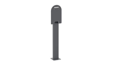 Pole for 1 EVlink Pro AC