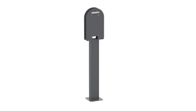 Pole for 2 EVlink Pro AC