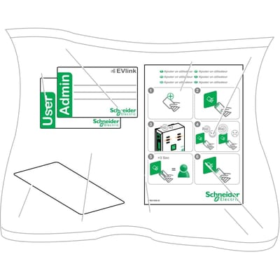 Schneider Electric Evlink - RFID badges EVP1BNS