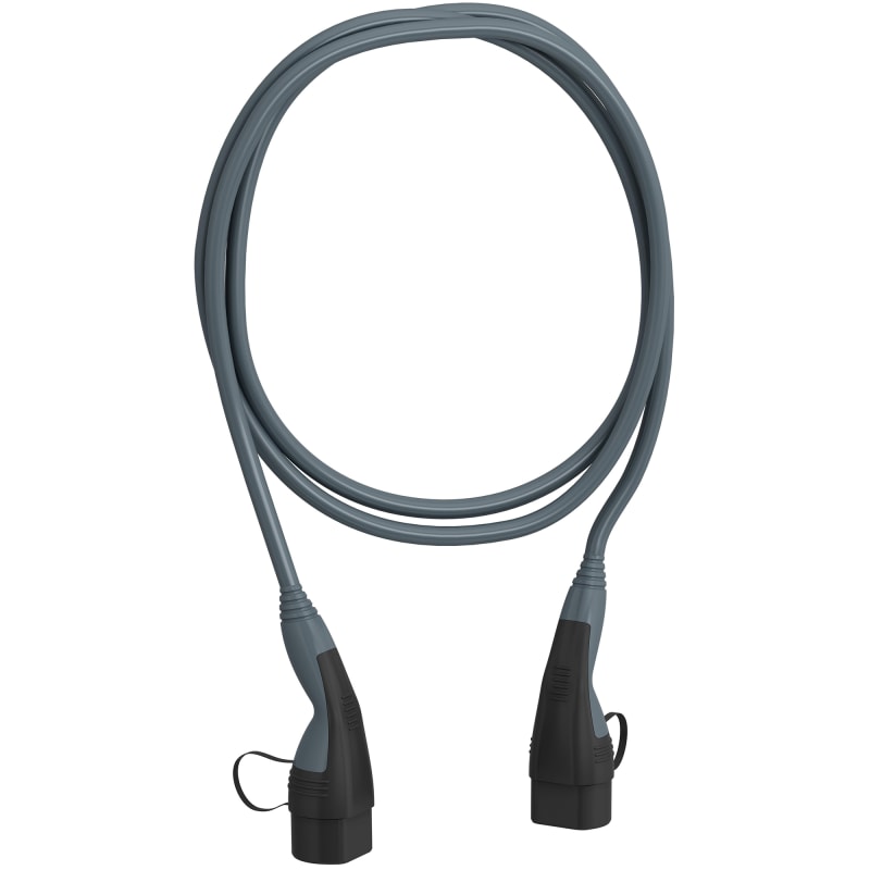 Schneider Electric Charging cable, EVlink, 7M, 32A, 3-Phase, T2 connector at each end of cable EVP1CNL32322