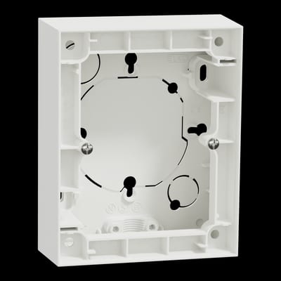 Jacket double recessed socket One PURE WHITE