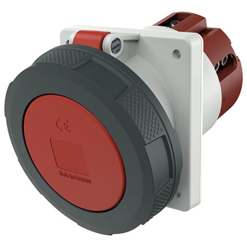 Panel-Mounted outlet 4125-6 IP67 (216A)