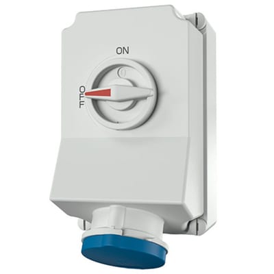 Wall-Mounted outlet DUO 363-9 IP44