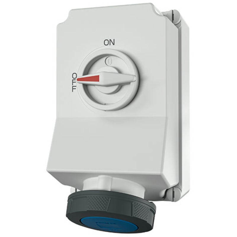 Wall-Mounted outlet DUO 363-9 IP67 (5109A)