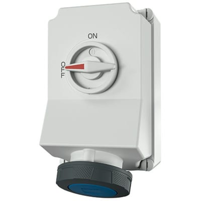 Wall-Mounted outlet DUO 363-9 IP67