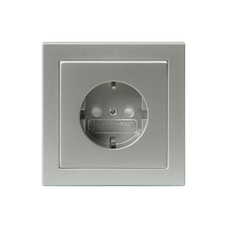 Impressivo In. ENK Socket with Frame Aluminium (2TKA00000439)