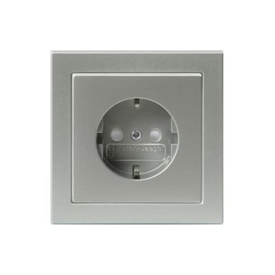 Impressivo In. ENK Socket with Frame Aluminium