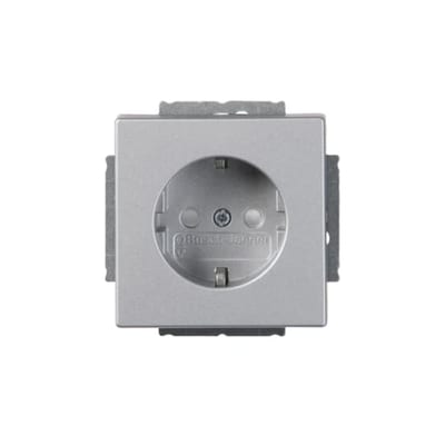 Impressivo In. ENK Socket without Frame Aluminium