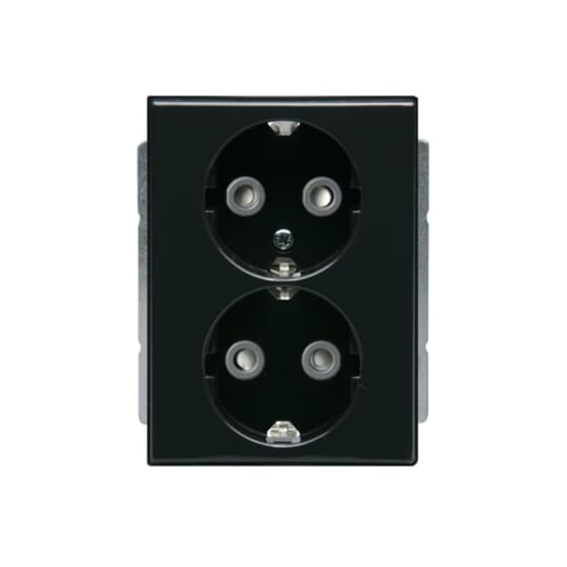 Impressivo In. DBL Socket without Frame Anthracite (302EUC-81)