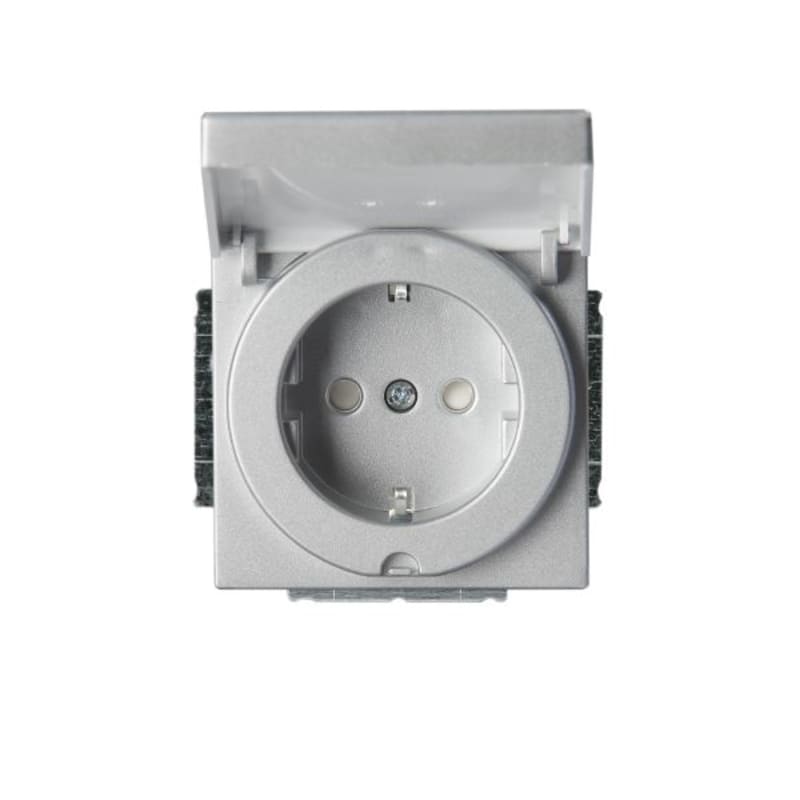 Impressivo In. ENK Socket M Cover IP21 Aluminium (2TKA00000437)