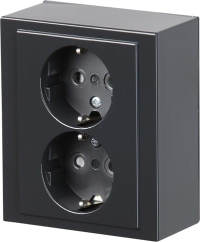 IMPRESSIVO ON Double SOCKET Anthracite