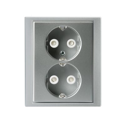 Impressivo In. DBL Socket Aluminium