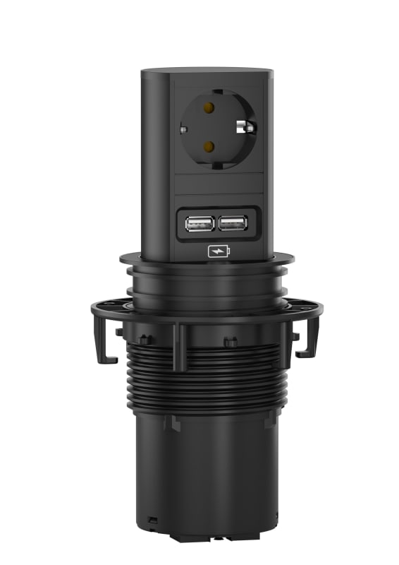 ELEVATOR 1XCEE 7/3, double USB charger (928.0177)