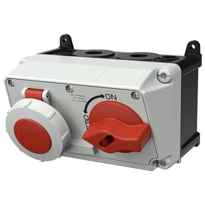 Wall-Mounted outlet DUO416-6 IP67