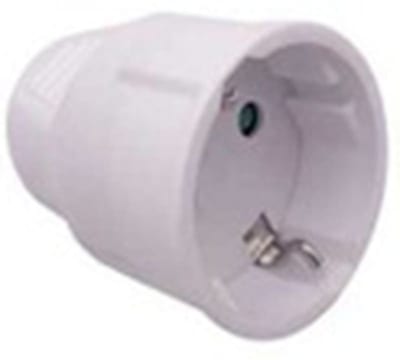 Elperium 20160 Schuko Extension Socket IP20, 16 A 250 V, White