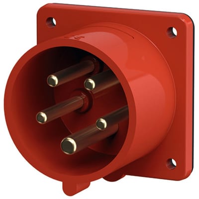 Panel-Mounted Appliance Inlet 432-6 IP44