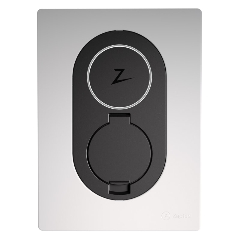 Front cover Zaptec Go Sky White (ZM000762)