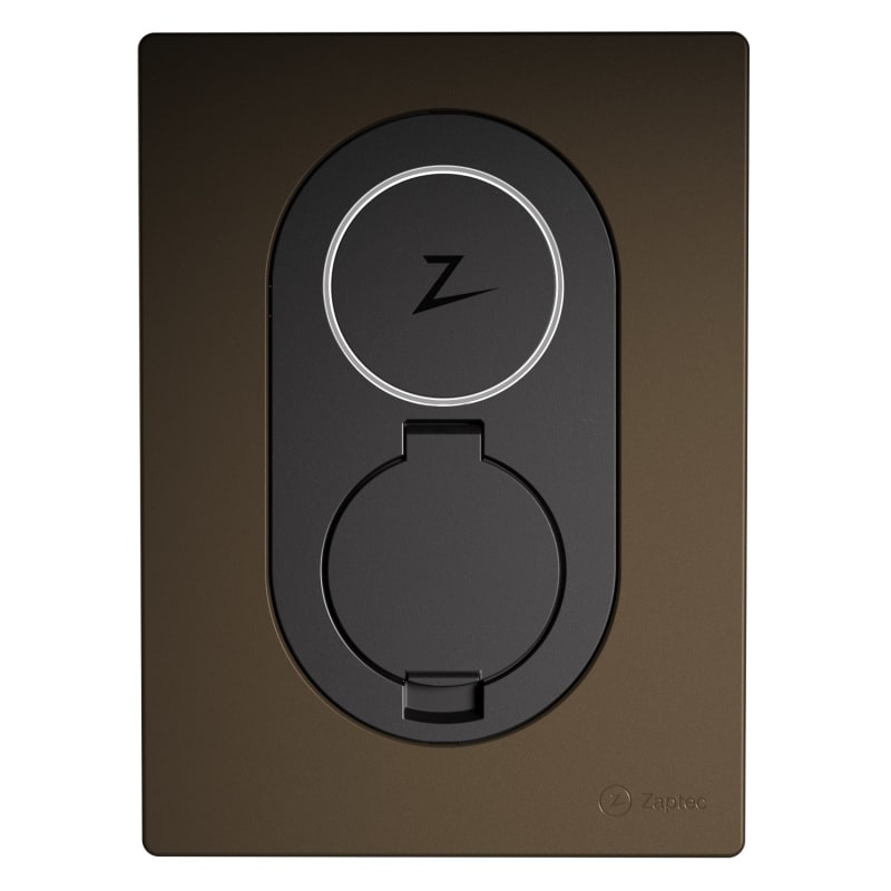 Front cover Zaptec Go Tre Brown (ZM000766)