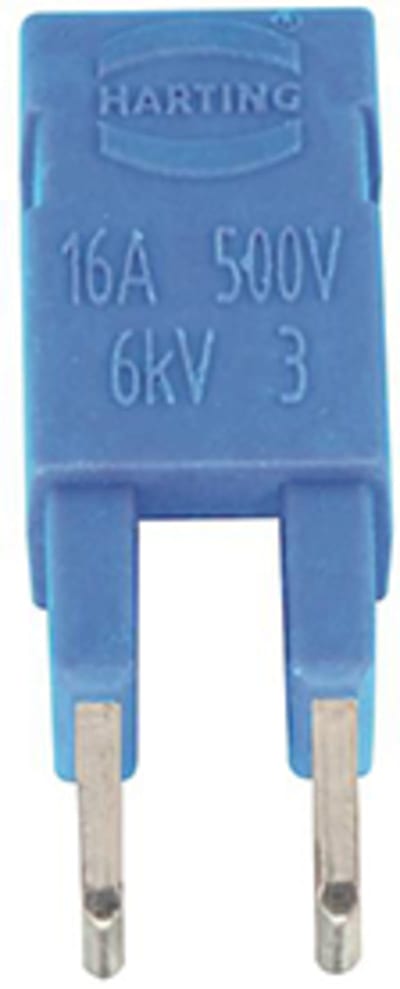 Jumper Across 2X1 blue 16A
