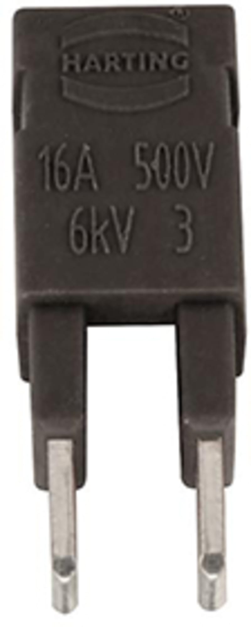 Jumper Across 2X1 black 16A (09330009822)