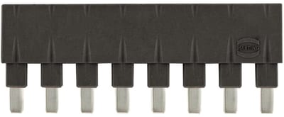 Jumper Along 1X8 black 16A