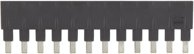 Jumper Along 1X12 black 16A