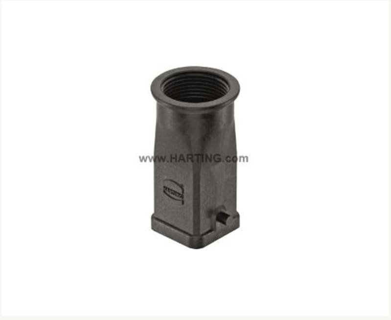 Han 3A-HTE-M25 PC black w. seal (19200030436)
