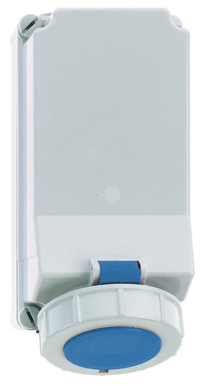 Socket outlet 232-6 IP67 Loop-through
