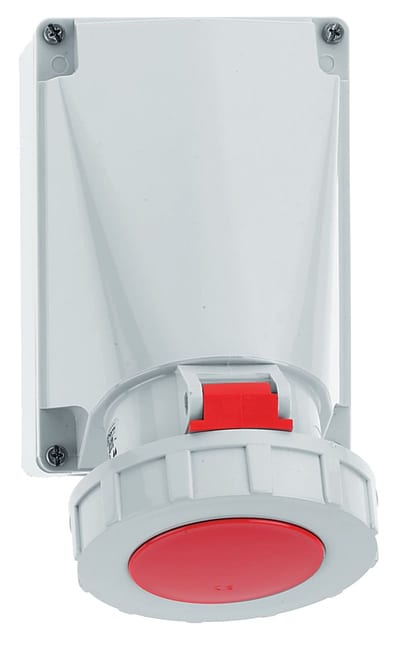 Socket outlet 463-6 IP67 Loop-through