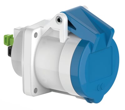 Recessed Socket 216-6 IP44 QC MF