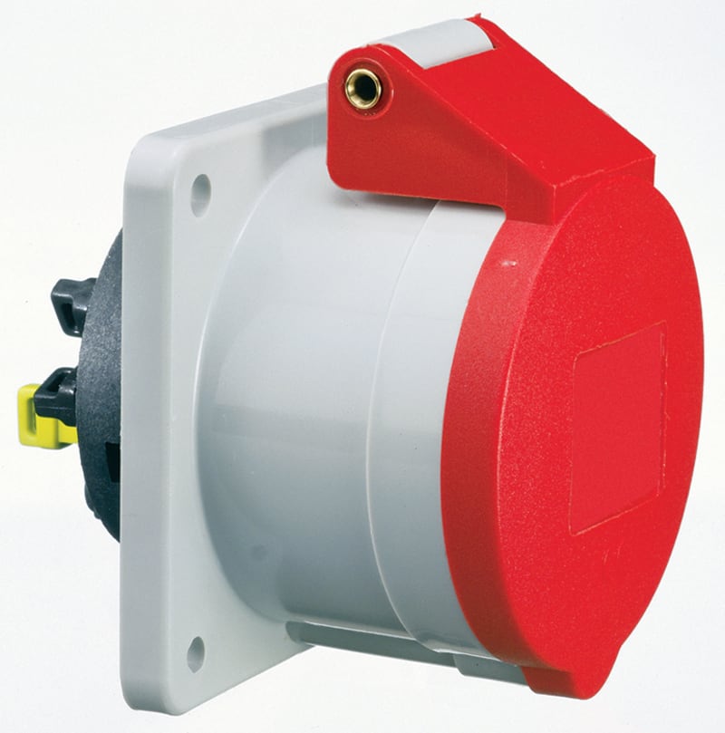 Recessed Socket 316-6 IP44 QC MF (13675)