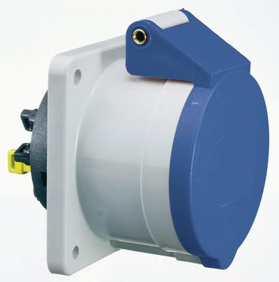 Recessed Socket 232-6 IP44 QC UF