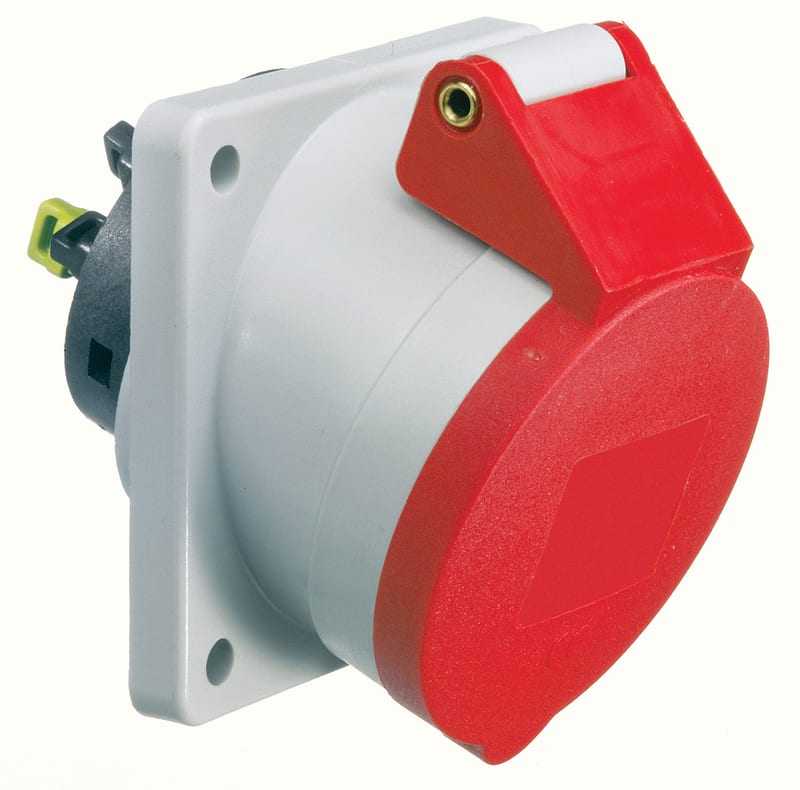 Recessed Socket, Oblique 316-6 IP44 (12735)