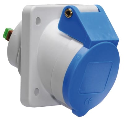 Recessed Socket, Oblique 316-9 IP44 (12734)