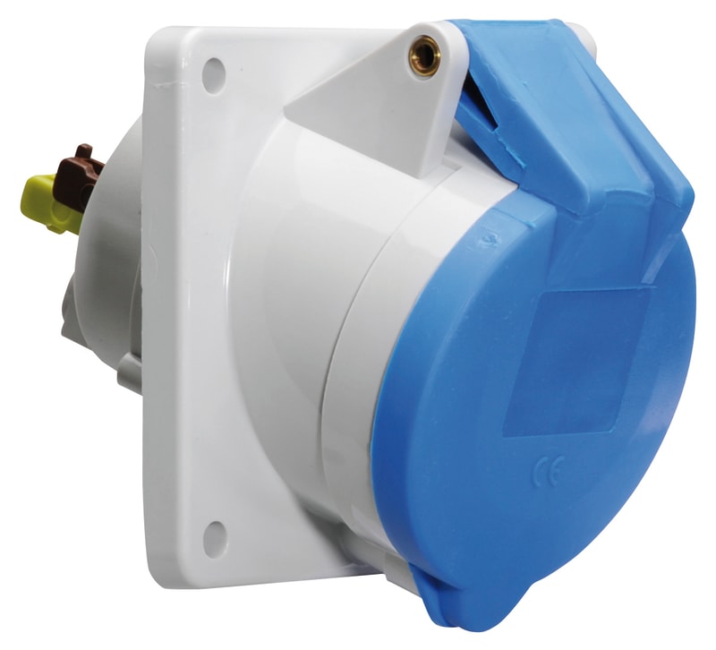 Recessed Socket, Oblique 216-6 IP44 (12749)