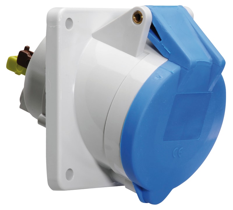 Recessed Socket, Oblique 316-9 IP44 (12863)